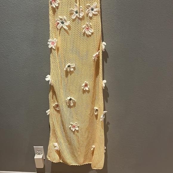 For Love and Lemons Corie Crochet Floral Maxi Dress - Picture 13 of 15